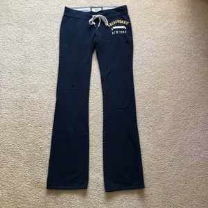 Navy Blue Abercrombie & Fitch Sweatpants
